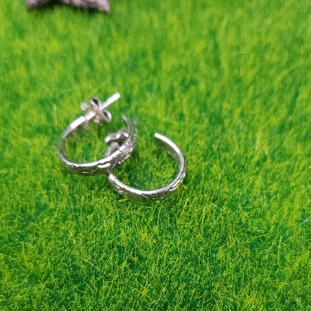 Celtic Groove Hoop Earrings‎ For Pierced Ears E1005